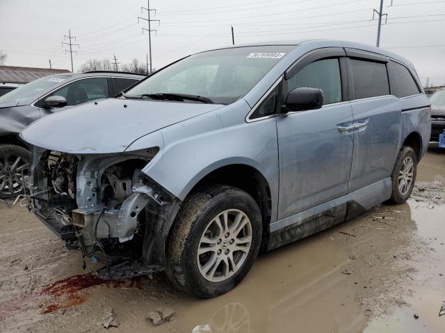 HONDA ODYSSEY EX 2011 with VIN 5FNRL5H48BB098248 - Photo from auction