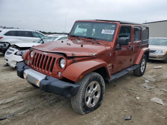 JEEP WRANGLER U 2014 with VIN 1C4BJWEG8EL274261 - Photo from auction