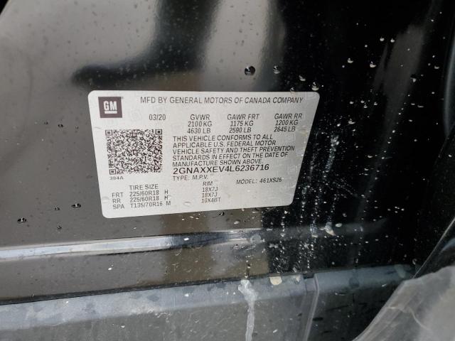 Photo 14 from auction – 2020 CHEVROLET EQUINOX PR with VIN 2GNAXXEV4L6236716