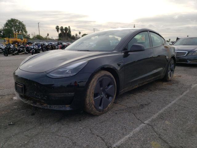 TESLA MODEL 3 2022 with VIN 5YJ3E1EB3NF323806 - Photo from auction