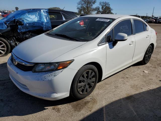 HONDA CIVIC LX 2012 with VIN 19XFB2F55CE037818 - Photo from auction