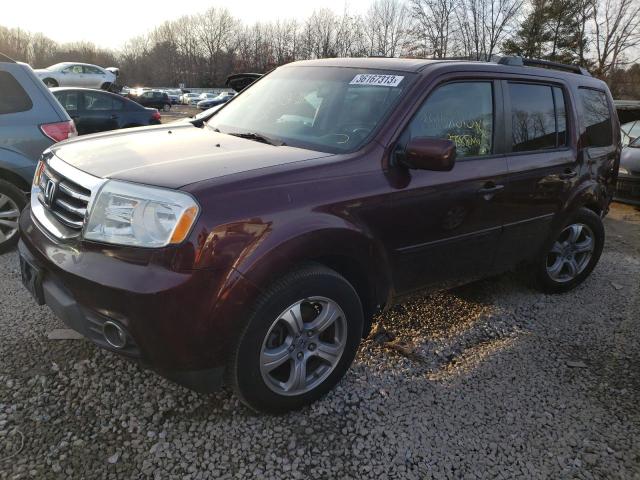HONDA PILOT EXL 2012 with VIN 5FNYF4H62CB033623 - Photo from auction