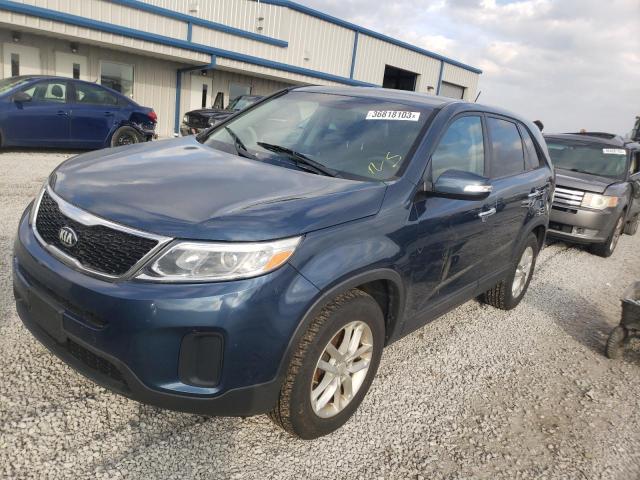 KIA SORENTO LX 2014 with VIN 5XYKT3A60EG509074 - Photo from auction