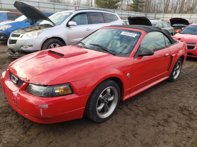 FORD MUSTANG GT 2004 with VIN 1FAFP45X84F120639 - Photo from auction
