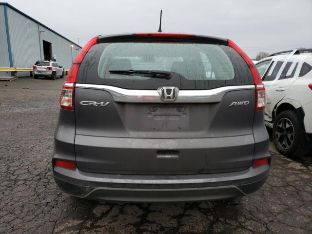 Photo 6 from auction – 2016 HONDA CR-V LX with VIN 2HKRM4H33GH700352