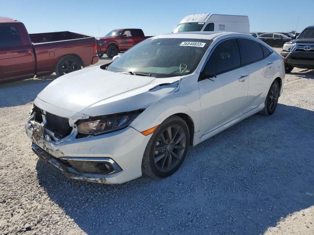 HONDA CIVIC EX 2021 with VIN 19XFC1F35ME007631 - Photo from auction