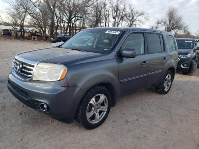 HONDA PILOT EXL 2013 with VIN 5FNYF4H57DB052838 - Photo from auction