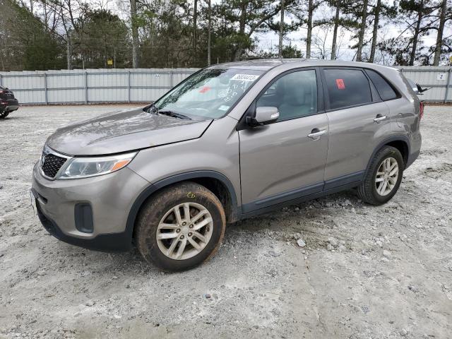 KIA SORENTO LX 2015 with VIN 5XYKT3A60FG615882 - Photo from auction