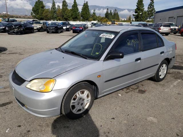 HONDA CIVIC DX 2002 with VIN 2HGES15192H504585 - Photo from auction