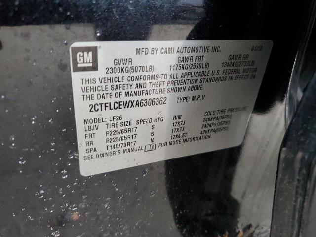 Photo 14 from auction – 2010 GMC TERRAIN SL with VIN 2CTFLCEWXA6306362