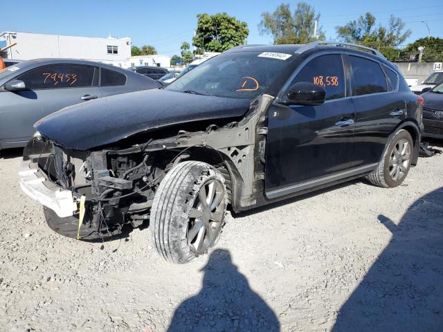 INFINITI EX35 BASE 2008 with VIN JNKAJ09EX8M304116 - Photo from auction