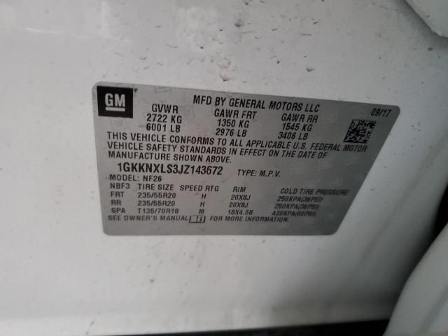 Photo 14 from auction – 2018 GMC ACADIA DEN with VIN 1GKKNXLS3JZ143672