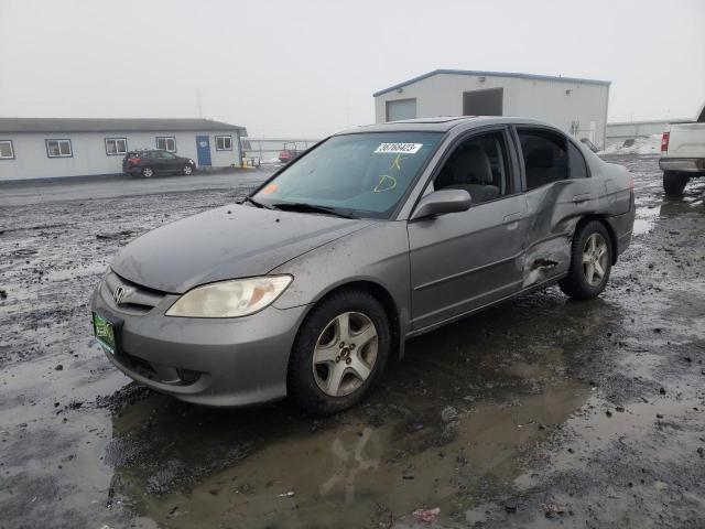 HONDA CIVIC EX 2005 with VIN 2HGES25755H541633 - Photo from auction