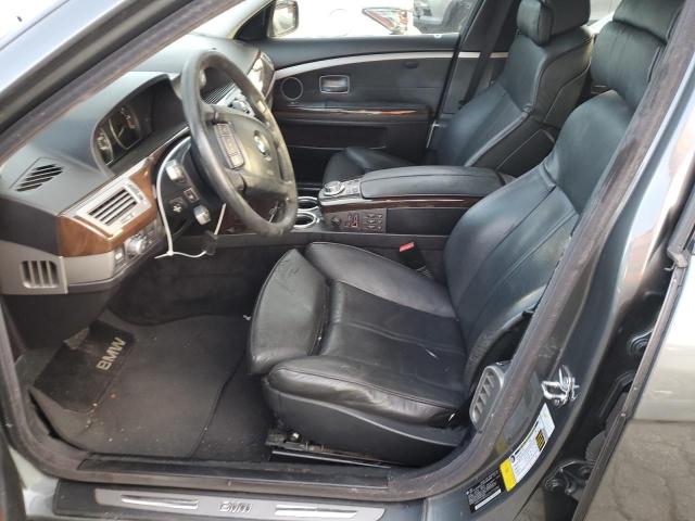 Photo 7 from auction – 2007 BMW 750 with VIN WBAHN83527DT72286