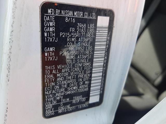 Photo 14 from auction – 2017 NISSAN JUKE S with VIN JN8AF5MRXHT700048