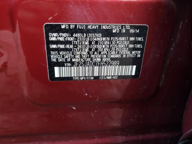 Photo 14 from auction – 2015 SUBARU FORESTER 2 with VIN JF2SJADC7FH522989