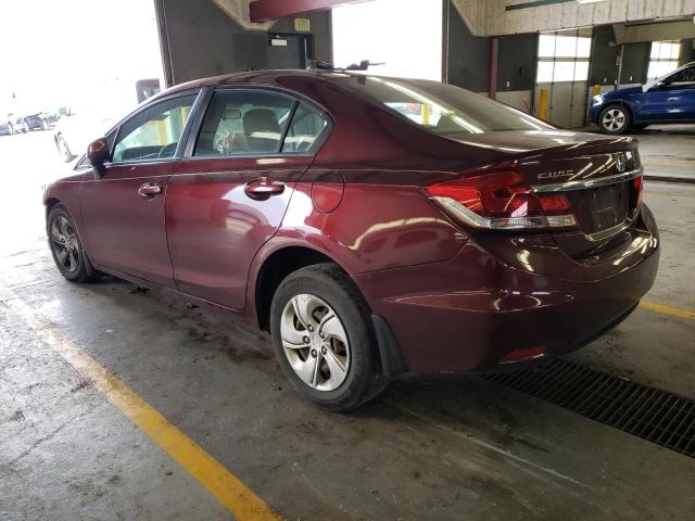 Photo 2 from auction – 2013 HONDA CIVIC LX with VIN 19XFB2F55DE096868