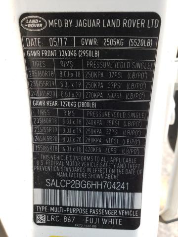 Photo 14 from auction – 2017 LAND ROVER DISCOVERY with VIN SALCP2BG6HH704241