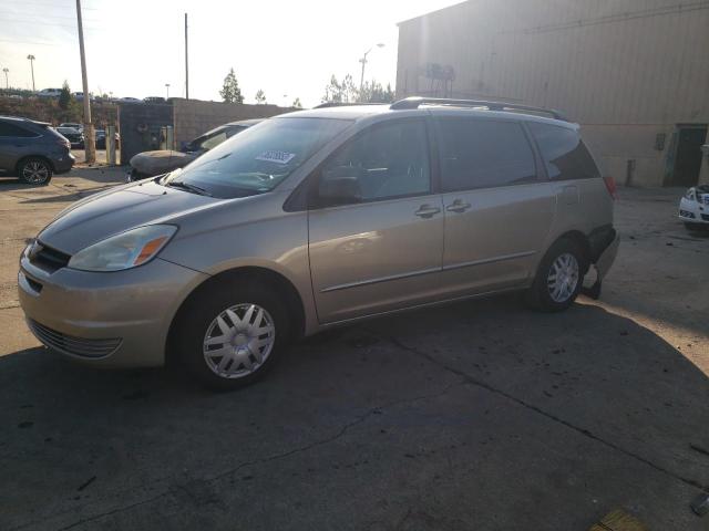 TOYOTA SIENNA CE 2004 with VIN 5TDZA23C14S109706 - Photo from auction