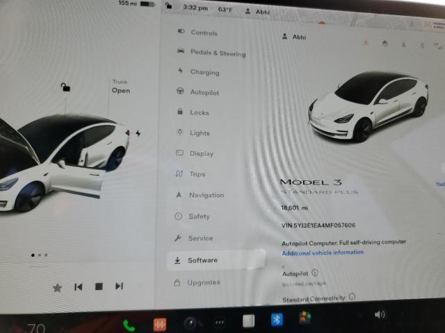 Photo 9 from auction – 2021 TESLA MODEL 3 with VIN 5YJ3E1EA4MF057606