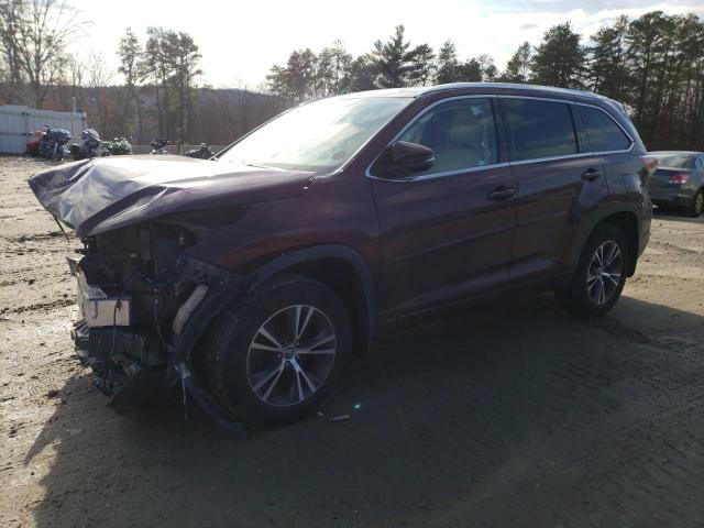 TOYOTA HIGHLANDER 2016 with VIN 5TDJKRFH8GS289975 - Photo from auction