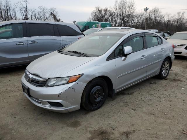 HONDA CIVIC EX 2012 with VIN 2HGFB2F87CH303243 - Photo from auction