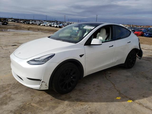 TESLA MODEL Y 2021 مع رقم تعريف المركبة 5YJYGAEE8MF222429 - صورة من المزاد