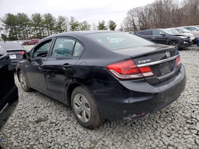 Photo 2 from auction – 2013 HONDA CIVIC LX with VIN 2HGFB2F56DH603766