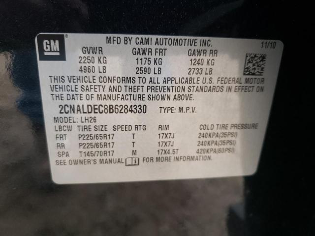 Foto 14 de la subasta – 2011 CHEVROLET EQUINOX LT con VIN 2CNALDEC8B6284330