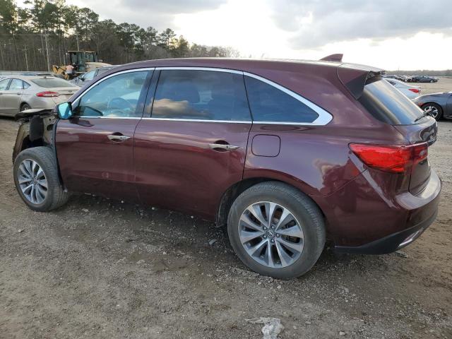 Photo 2 from auction – 2016 ACURA MDX TECHNO with VIN 5FRYD4H44GB039089