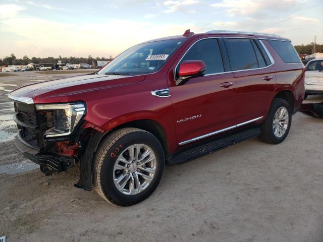 GMC YUKON SLT 2022 with VIN 1GKS1BKD2NR184754 - Photo from auction