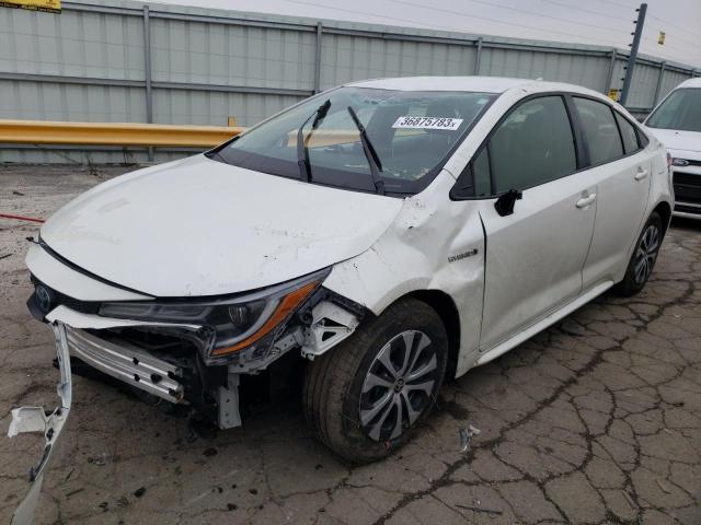 TOYOTA COROLLA LE 2021 with VIN JTDEAMDE1MJ021732 - Photo from auction