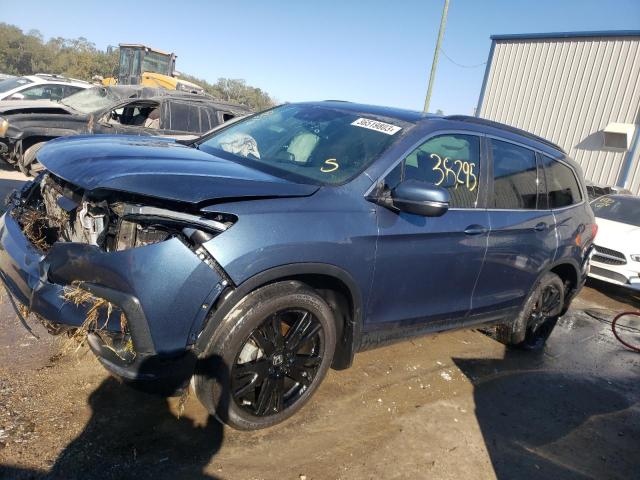 HONDA PILOT SE 2021 with VIN 5FNYF5H25MB035175 - Photo from auction