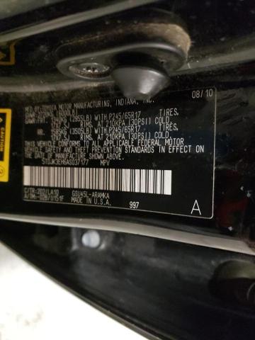 Photo 14 from auction – 2010 TOYOTA HIGHLANDER with VIN 5TDJK3EH6AS037177