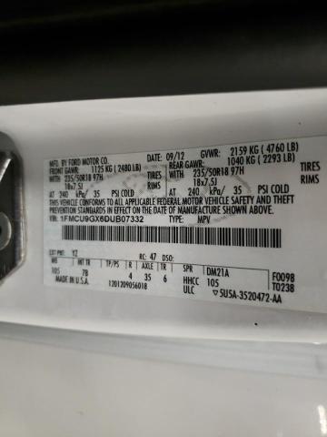 Photo 14 from auction – 2013 FORD ESCAPE SE with VIN 1FMCU9GX6DUB07332