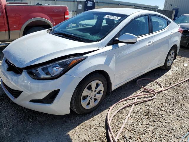 HYUNDAI ELANTRA SE 2016 with VIN 5NPDH4AE3GH757340 - Photo from auction