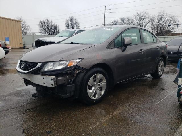 Photo 1 from auction – 2013 HONDA CIVIC LX with VIN 19XFB2F53DE038810
