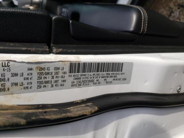 Photo 14 from auction – 2015 JEEP CEROKEE with VIN 1C4RJFBG3FC854926