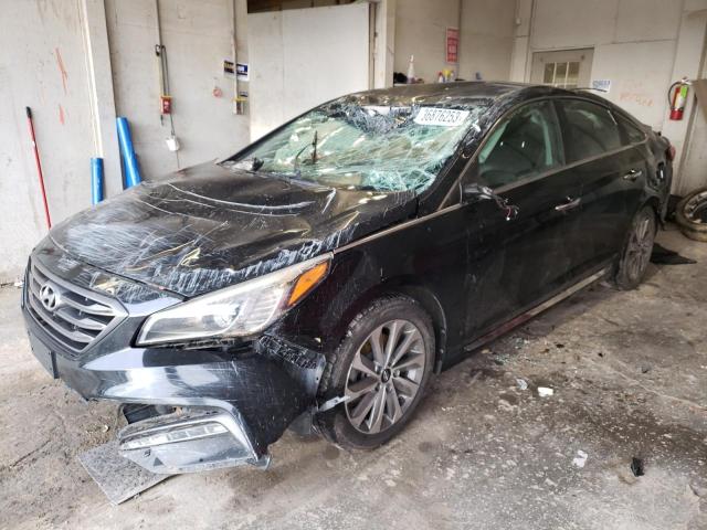 HYUNDAI SONATA SPO 2015 with VIN 5NPE34AF8FH215418 - Photo from auction