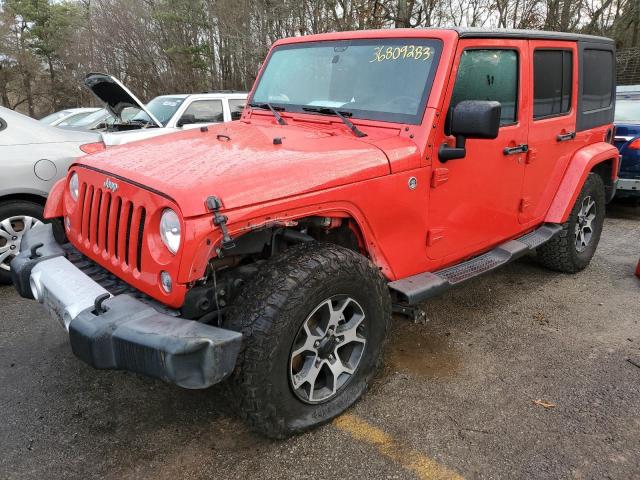JEEP WRANGLER U 2014 with VIN 1C4BJWEGXEL327963 - Photo from auction