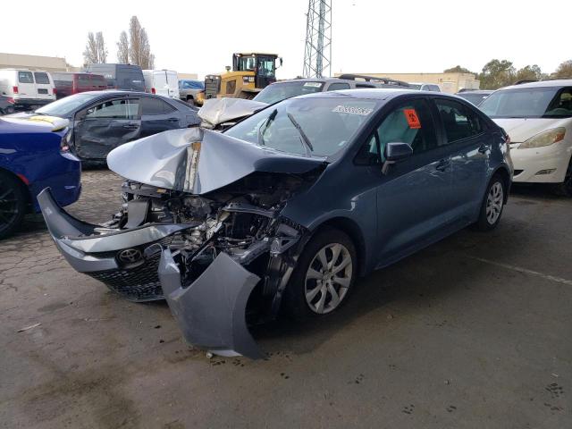 TOYOTA COROLLA LE 2021 with VIN 5YFEPMAE6MP246310 - Photo from auction