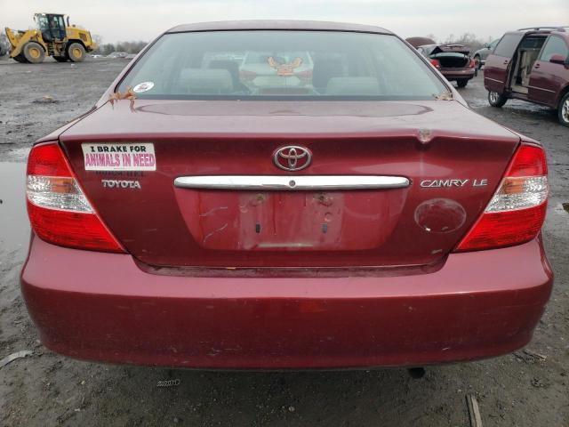 Photo 6 from auction – 2003 TOYOTA CAMRY LE with VIN 4T1BE32K73U213787