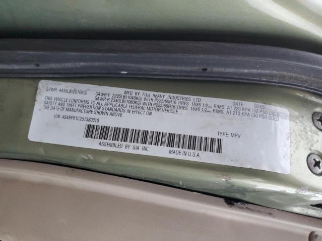 Photo 14 from auction – 2005 SUBARU LEGACY OUT with VIN 4S4BP61C257380310