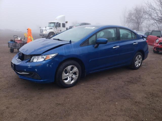 HONDA CIVIC LX 2015 with VIN 2HGFB2F4XFH028808 - Photo from auction