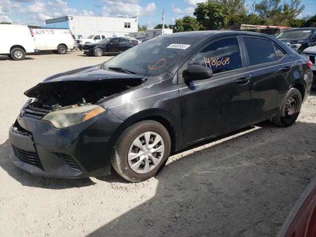 TOYOTA COROLLA L 2015 with VIN 2T1BURHEXFC349666 - Photo from auction