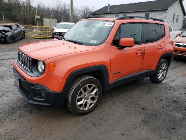 JEEP RENEGADE L 2016 with VIN ZACCJBBTXGPC81063 - Photo from auction