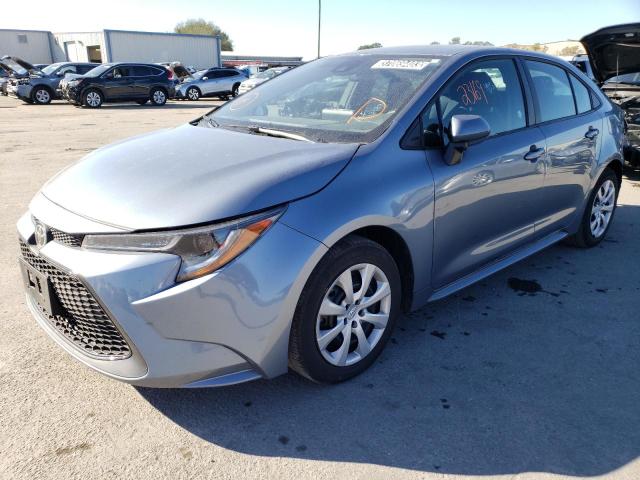 TOYOTA COROLLA LE 2022 with VIN 5YFEPMAE4NP274687 - Photo from auction