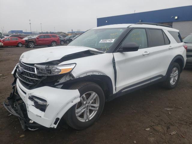 FORD EXPLORER X 2021 with VIN 1FMSK8DH4MGB69156 - Photo from auction