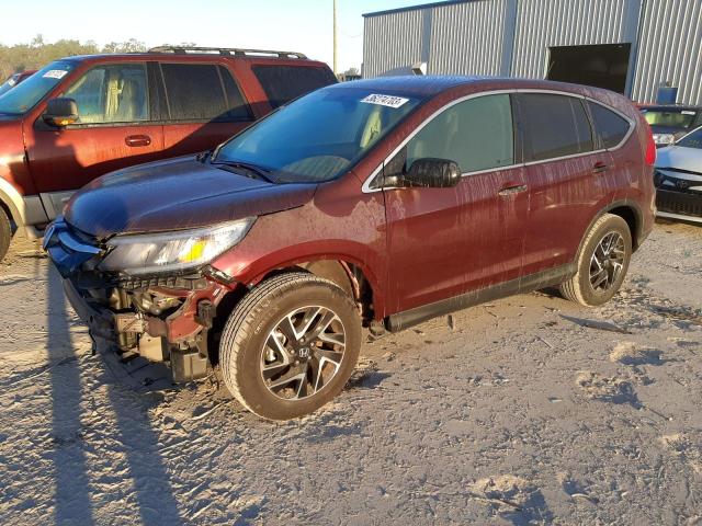 HONDA CR-V SE 2016 with VIN 5J6RM3H49GL027169 - Photo from auction