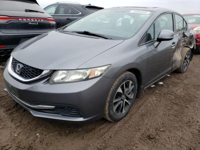 HONDA CIVIC EX 2013 with VIN 19XFB2F87DE046726 - Photo from auction